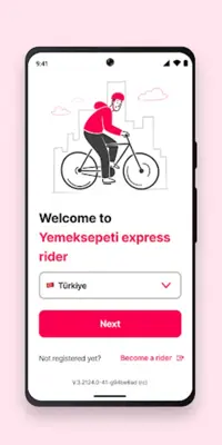 Yemeksepeti Express Rider App android App screenshot 0